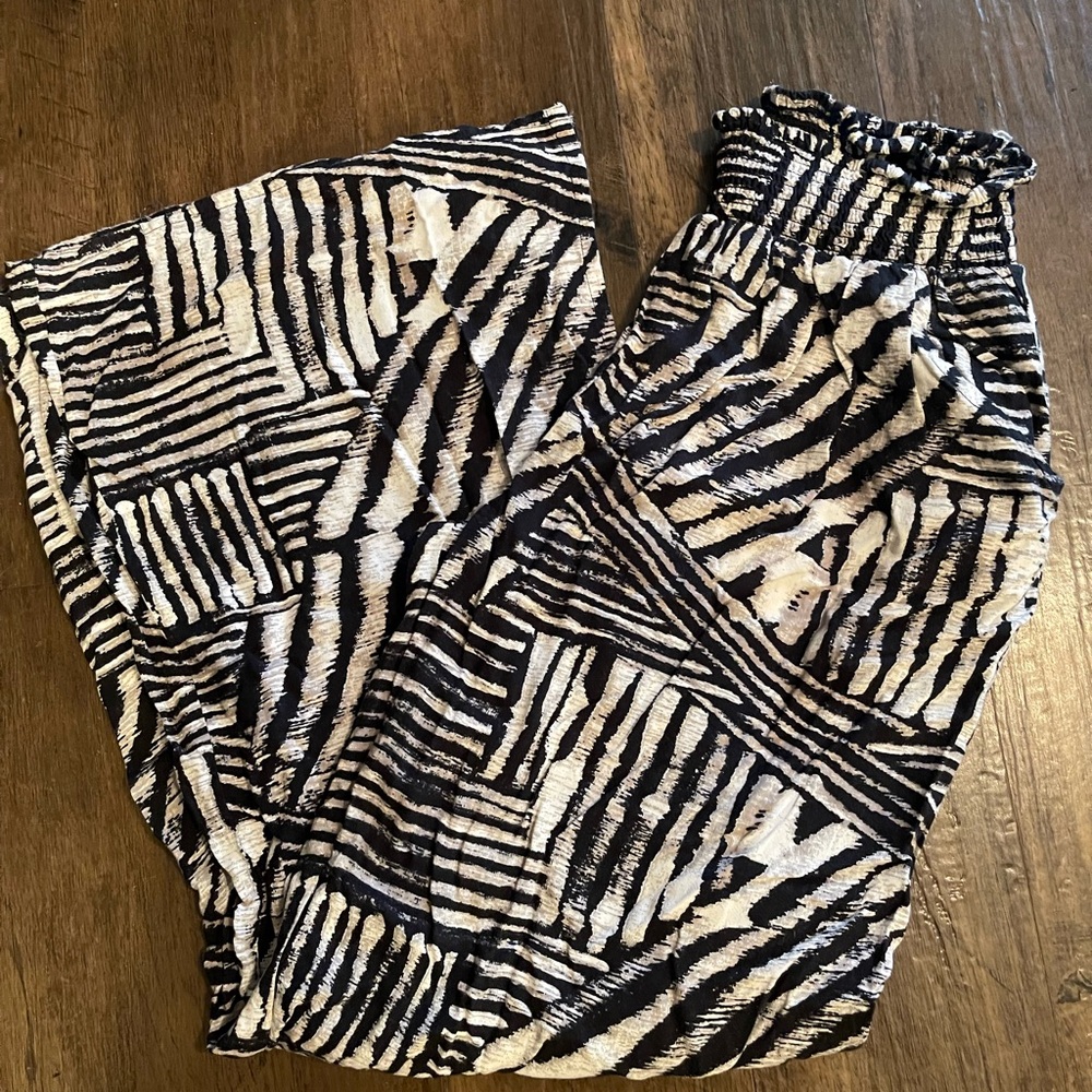 Blue Island printed pants